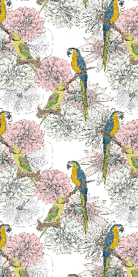 Rolgordijn verduisterend Papegaaien op een tak