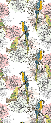 Rolgordijn verduisterend Papegaaien op een tak