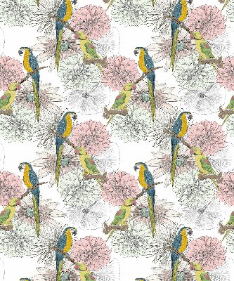 Rolgordijn verduisterend Papegaaien op een tak