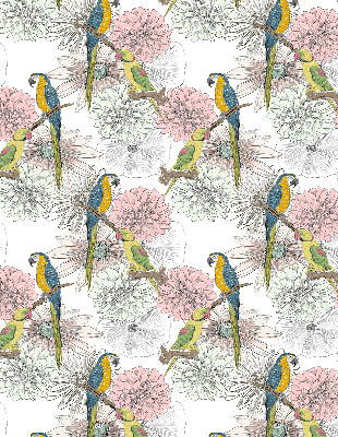 Rolgordijn verduisterend Papegaaien op een tak