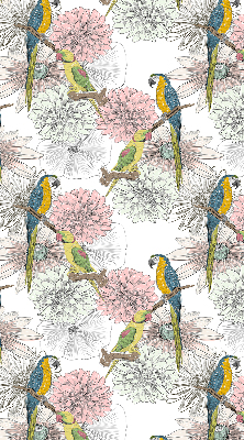 Rolgordijn verduisterend Papegaaien op een tak