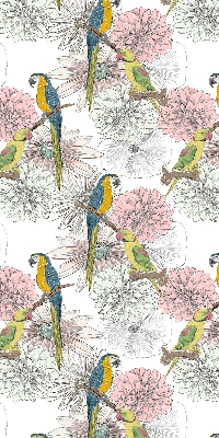 Rolgordijn verduisterend Papegaaien op een tak