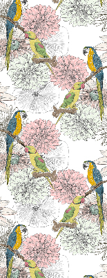 Rolgordijn verduisterend Papegaaien op een tak