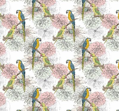 Rolgordijn verduisterend Papegaaien op een tak