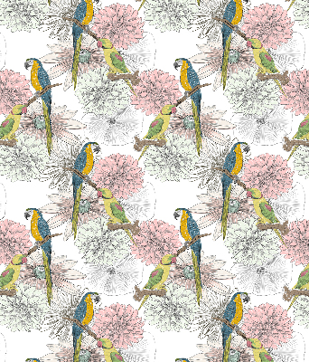 Rolgordijn verduisterend Papegaaien op een tak