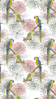 Rolgordijn verduisterend Papegaaien op een tak