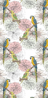 Rolgordijn verduisterend Papegaaien op een tak