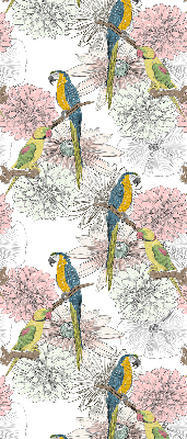 Rolgordijn verduisterend Papegaaien op een tak