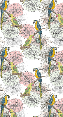 Rolgordijn verduisterend Papegaaien op een tak