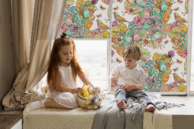 Rolgordijn verduisterend Kleurrijk patroon van de natuur