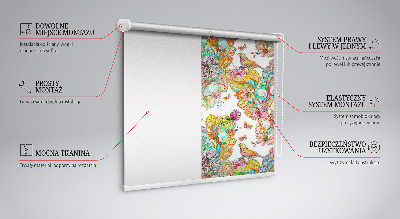 Rolgordijn verduisterend Kleurrijk patroon van de natuur