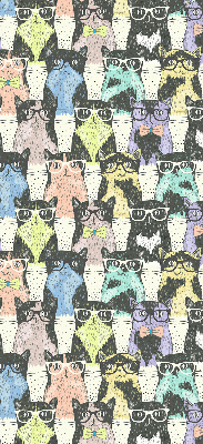 Rolgordijn voor het raam Katten