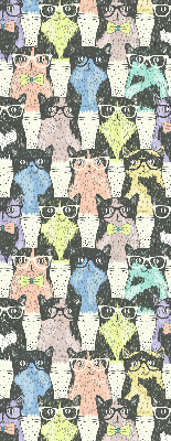 Rolgordijn voor het raam Katten