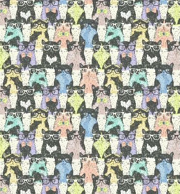 Rolgordijn voor het raam Katten