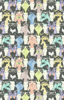 Rolgordijn voor het raam Katten