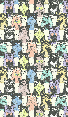 Rolgordijn voor het raam Katten