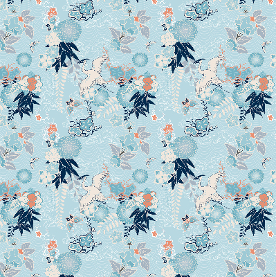 Rolgordijn verduisterend Blauwe natuur