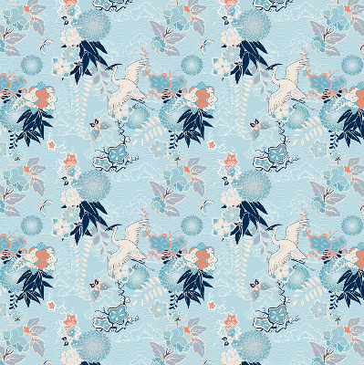 Rolgordijn verduisterend Blauwe natuur