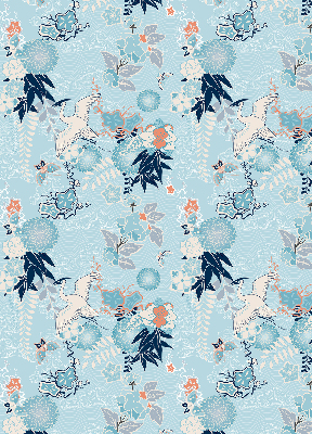 Rolgordijn verduisterend Blauwe natuur