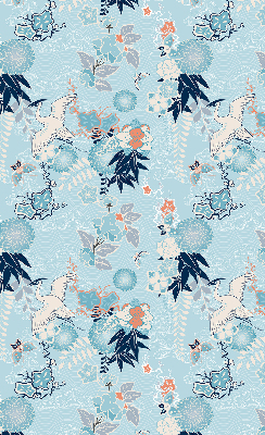 Rolgordijn verduisterend Blauwe natuur