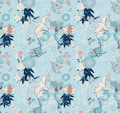 Rolgordijn verduisterend Blauwe natuur