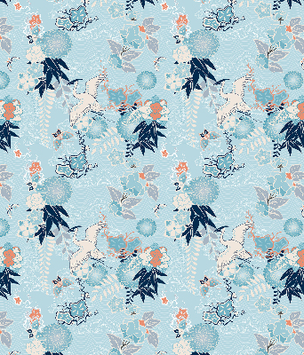 Rolgordijn verduisterend Blauwe natuur