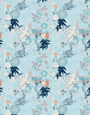 Rolgordijn verduisterend Blauwe natuur