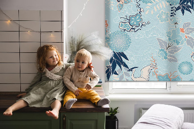 Rolgordijn verduisterend Blauwe natuur