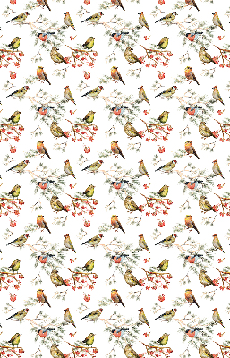 Rolgordijn voor het raam Vogels op de takken