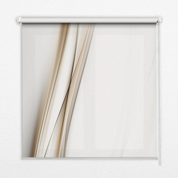 Rolgordijn verduisterend Golf op een witte achtergrond