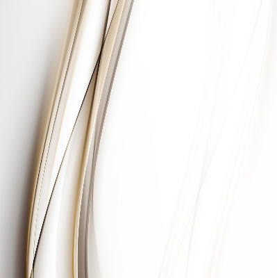 Rolgordijn verduisterend Golf op een witte achtergrond