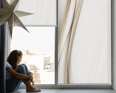 Rolgordijn verduisterend Golf op een witte achtergrond