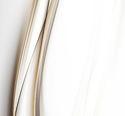 Rolgordijn verduisterend Golf op een witte achtergrond