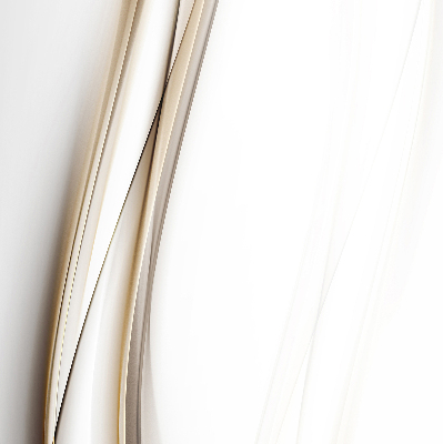 Rolgordijn verduisterend Golf op een witte achtergrond