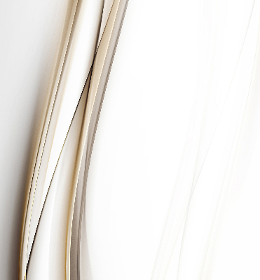 Rolgordijn verduisterend Golf op een witte achtergrond