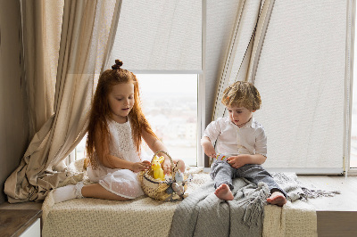 Rolgordijn verduisterend Golf op een witte achtergrond