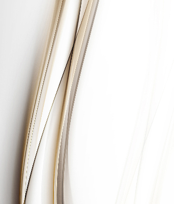 Rolgordijn verduisterend Golf op een witte achtergrond