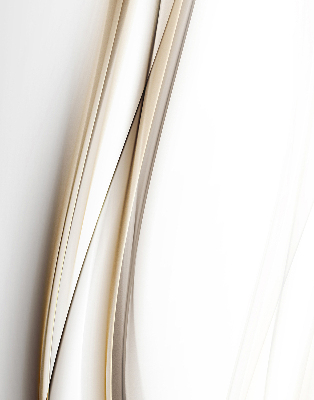 Rolgordijn verduisterend Golf op een witte achtergrond