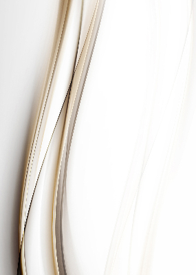 Rolgordijn verduisterend Golf op een witte achtergrond