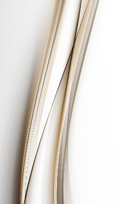 Rolgordijn verduisterend Golf op een witte achtergrond