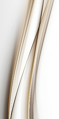 Rolgordijn verduisterend Golf op een witte achtergrond