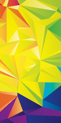 Rolgordijn verduisterend Kleurrijk origamipatroon