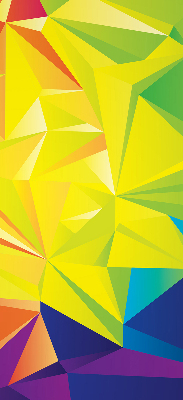 Rolgordijn verduisterend Kleurrijk origamipatroon