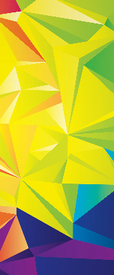 Rolgordijn verduisterend Kleurrijk origamipatroon