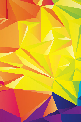 Rolgordijn verduisterend Kleurrijk origamipatroon