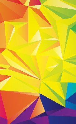 Rolgordijn verduisterend Kleurrijk origamipatroon