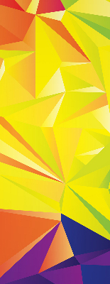 Rolgordijn verduisterend Kleurrijk origamipatroon