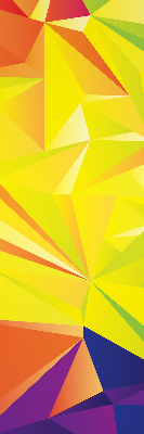 Rolgordijn verduisterend Kleurrijk origamipatroon