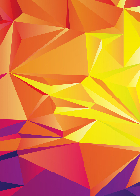 Rolgordijn verduisterend Kleurrijk origamipatroon