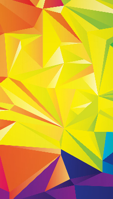 Rolgordijn verduisterend Kleurrijk origamipatroon